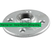 Nắp hộp ren Gang mạ kẽm nhúng nóng