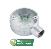 Hộp Nối 1 Ngã Ren Gang Mạ Kẽm Nhúng Nóng