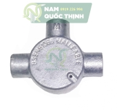 Hộp nối 3 ngã ren gang mạ kẽm nhúng nóng