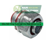 Đầu Nối Ống Ruột Gà Vào Box Bằng Gang