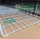 Máng Lưới Sơn Tĩnh Điện 500x100 mm Màu Trắng