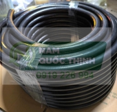 Ống Ruột Gà Lõi Thép GI Bọc Nhựa Dày Màu Đen 1/2 Phi 20 mm Chống Thấm Dầu Và Nước