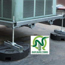 Thanh chống đa năng Nam Quốc Thịnh làm giá đỡ cho hệ thống máy lạnh 