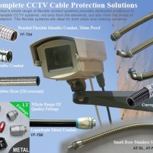 Ống ruột gà lõi thép luồn dây điện cho hệ thống CCTV