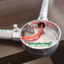 Hộp Nối 2 Ngã Vuông Ống Thép Luồn Dây Điện Trơn EMT