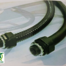 Đầu nối ống ruột gà thép kín nước nhựa Nylon PA
