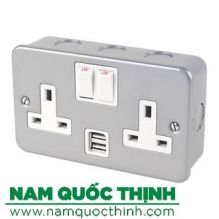 Làm Đẹp Nội Thất Với Hộp Thép Công Tắc Âm Tường Đôi