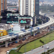 Nhà ga Metro - Suối Tiên sử dụng hộp thép âm tường nhúng nóng 