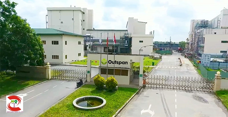 Máng lưới inox 304 Nam Quốc Thịnh cung cấp tại dự án Nhà máy cà phê Outspan